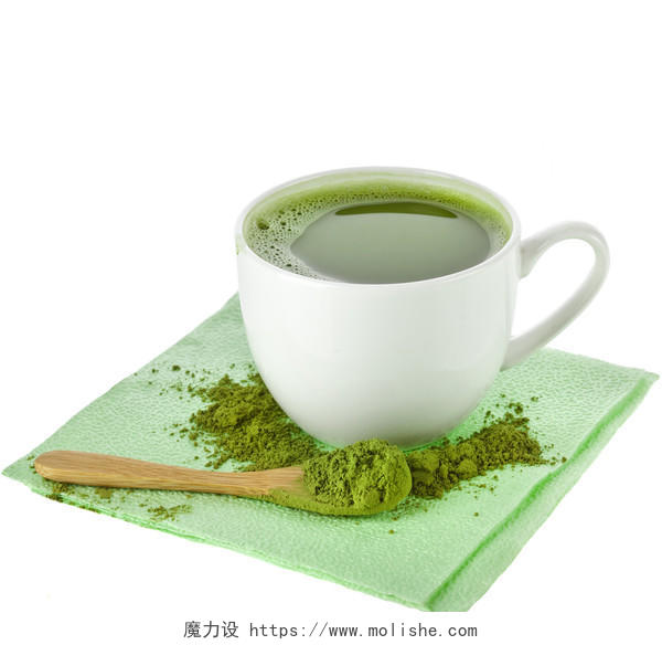 日本抹茶粉的绿茶杯
